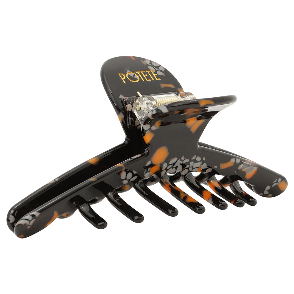 big skinny hair clip black