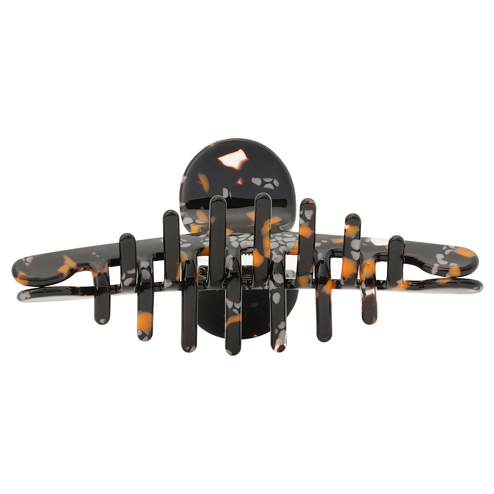 big skinny hair clip black