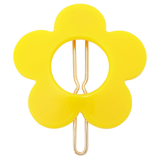 F4 hair pin (4pcs)green/yellow