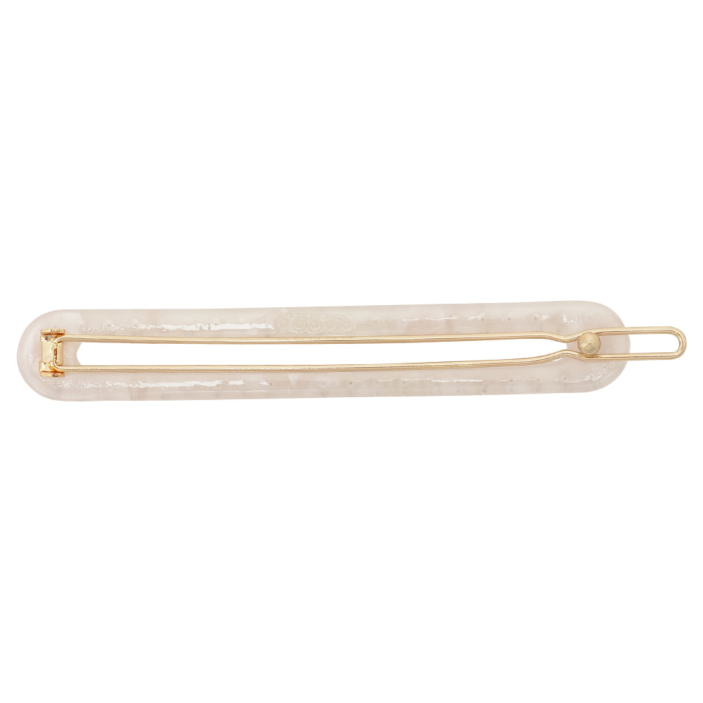 long hair pin set red/pearl pink