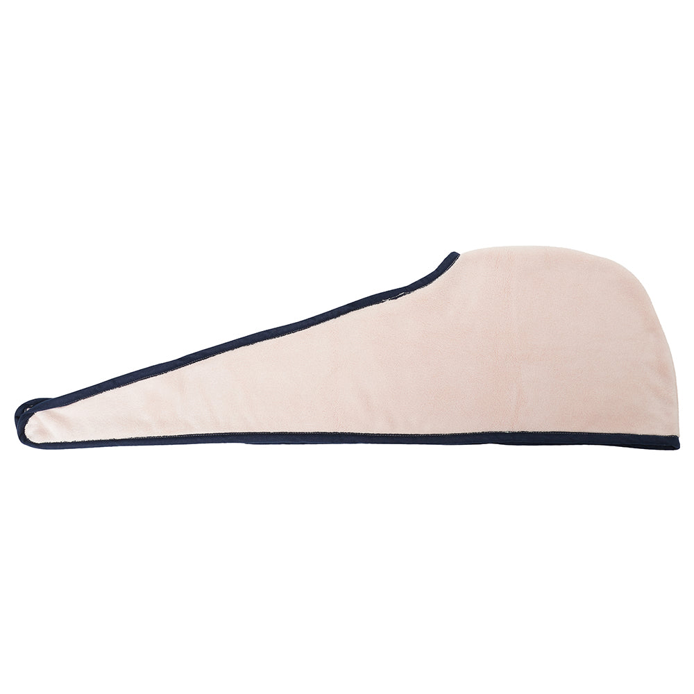 quick hairdry towel pink×navy