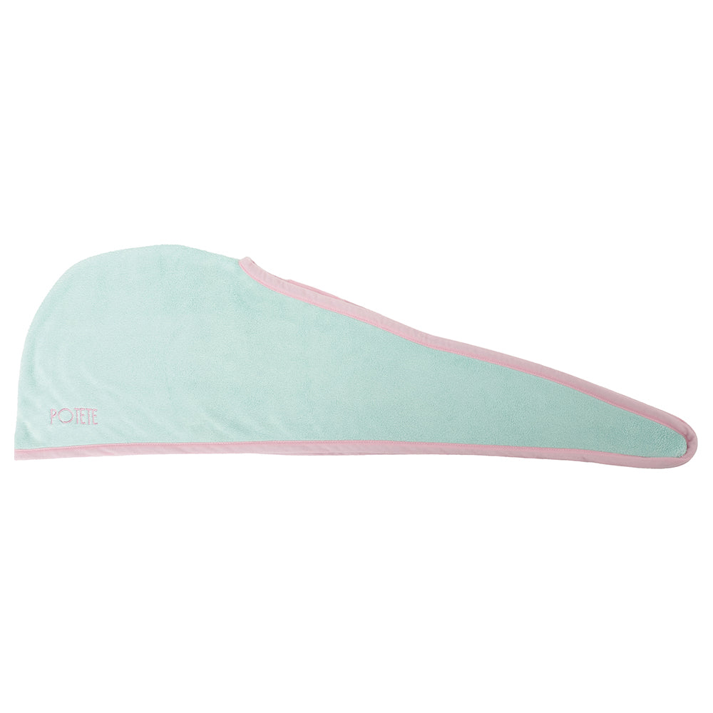 quick hairdry towel mint×pink