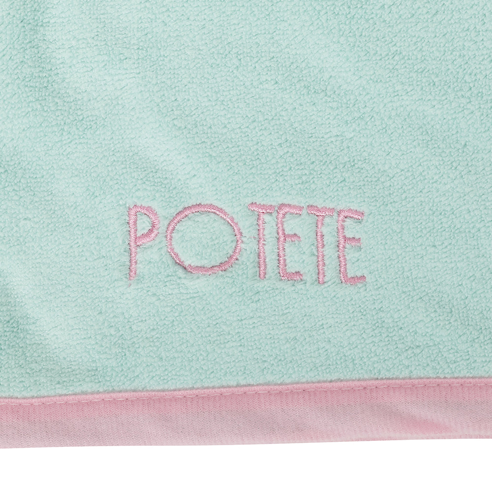 quick hairdry towel mint×pink