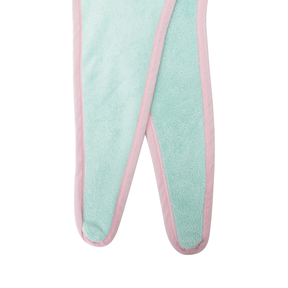 quick hairdry towel mint×pink