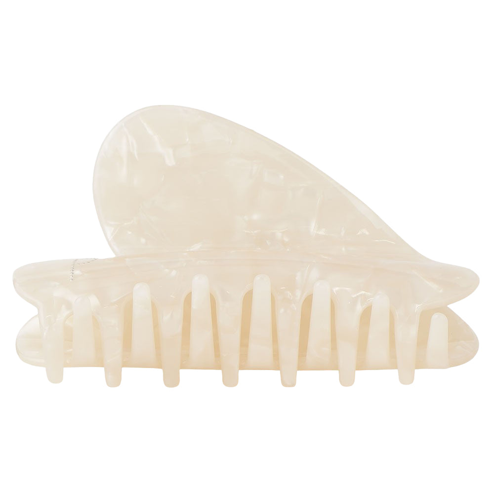 big heart clip white