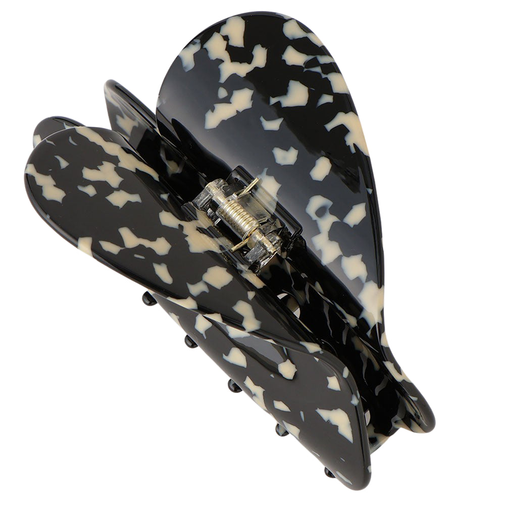 big heart clip dark bekko