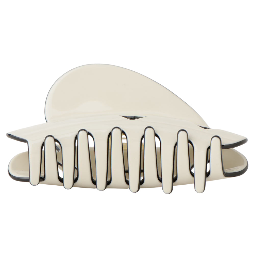 3 heart clip white
