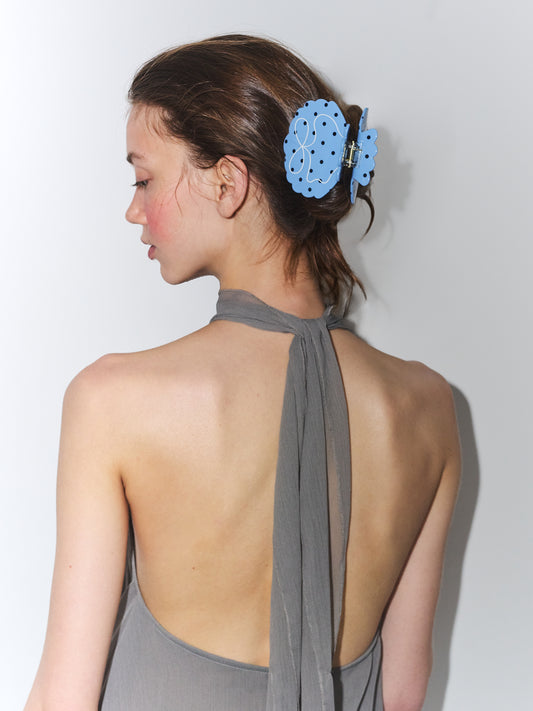 shell clip blue
