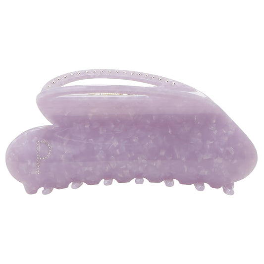 studs big heart clip purple