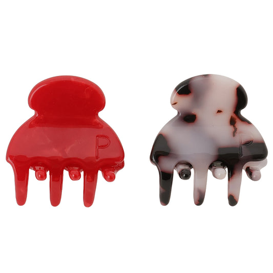 petit petit hair clip red×bekko