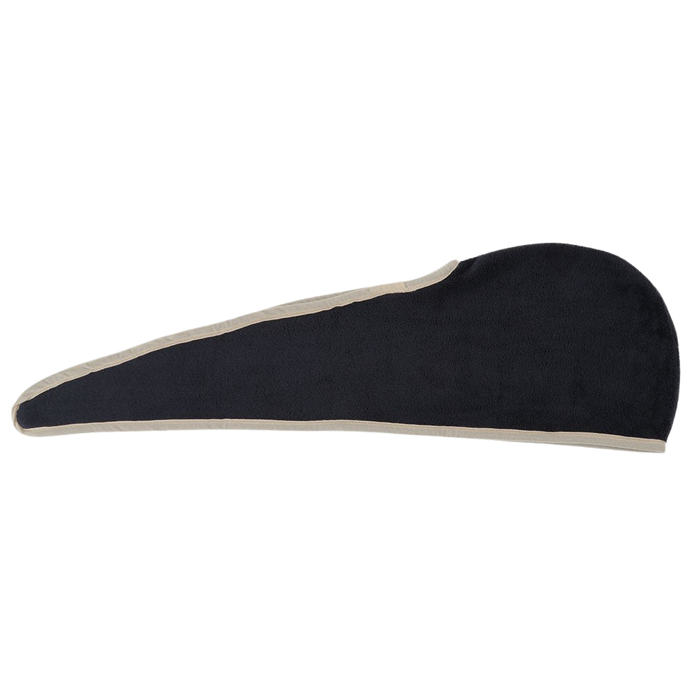 quick hairdry towel darknavy×beige