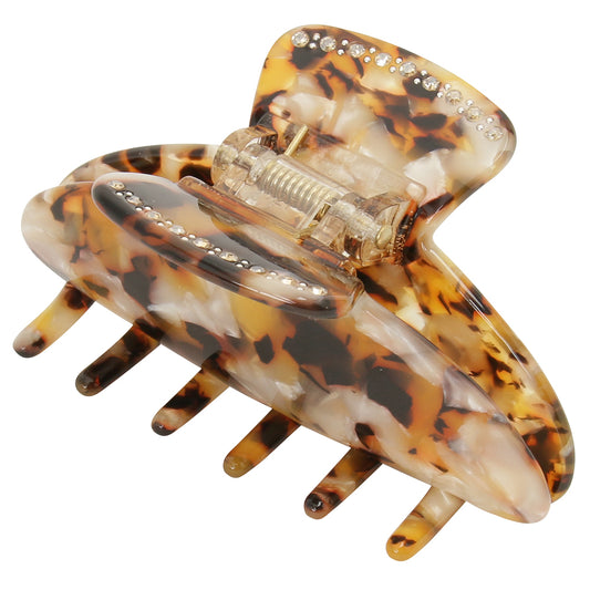 mini OTP clip chocolate brown