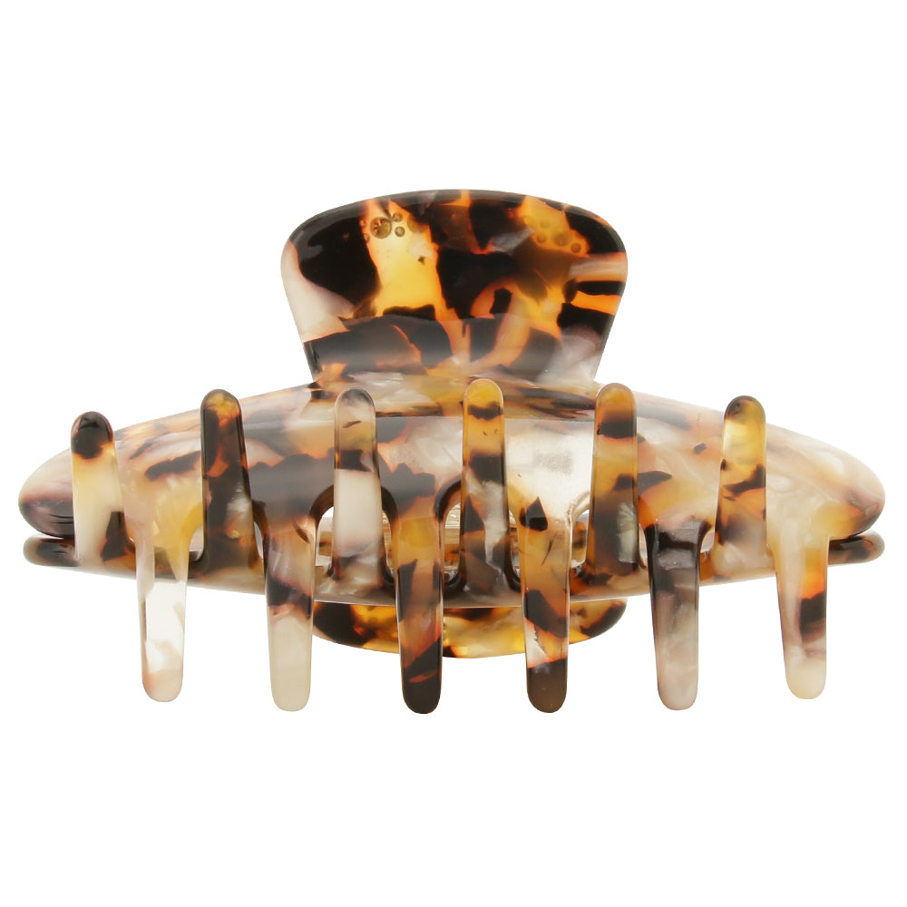 mini OTP clip chocolate brown