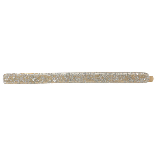 4 long pin set baby blue ×glitter silver
