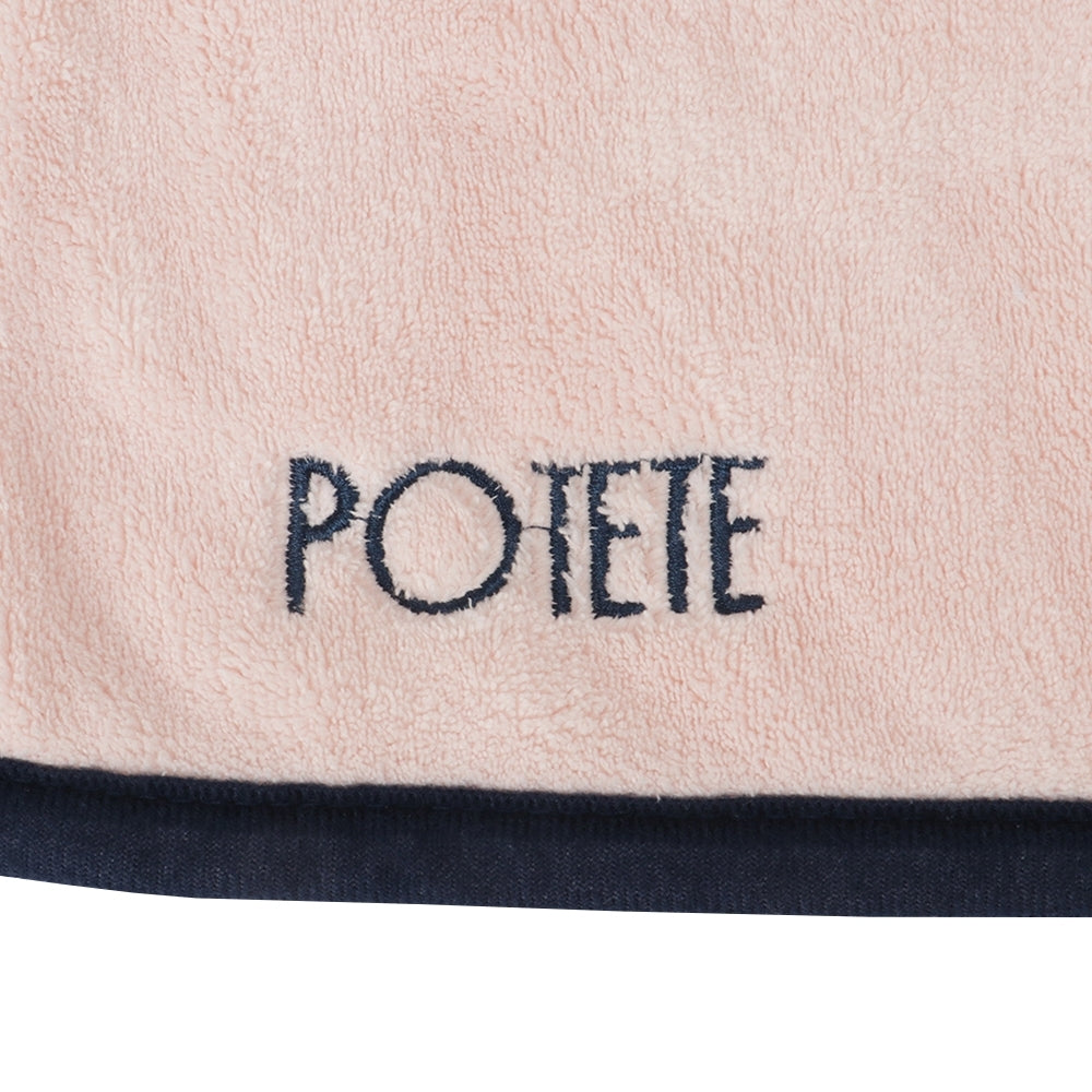 【Kids】 quick hairdry towel pink×navy