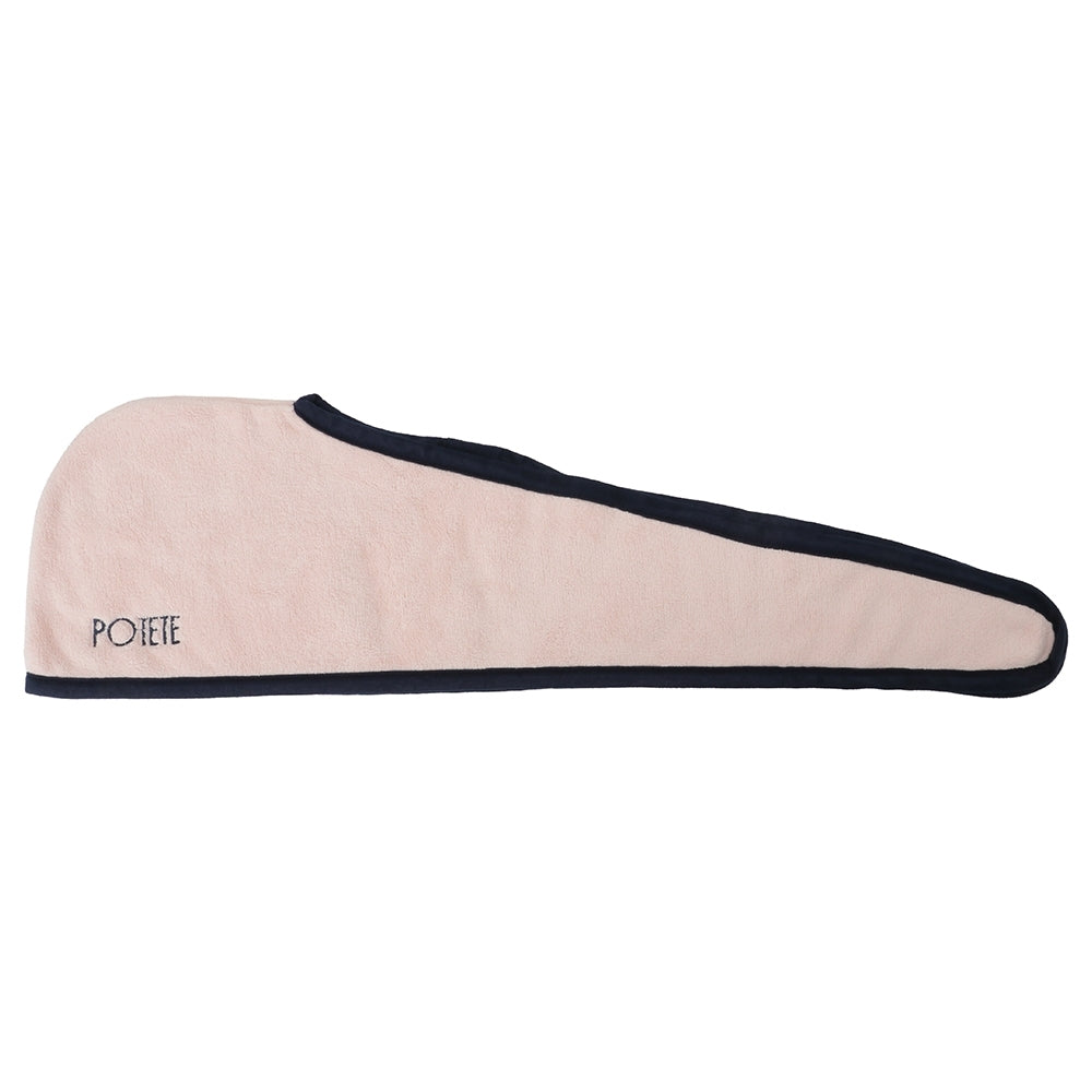 【Kids】 quick hairdry towel pink×navy