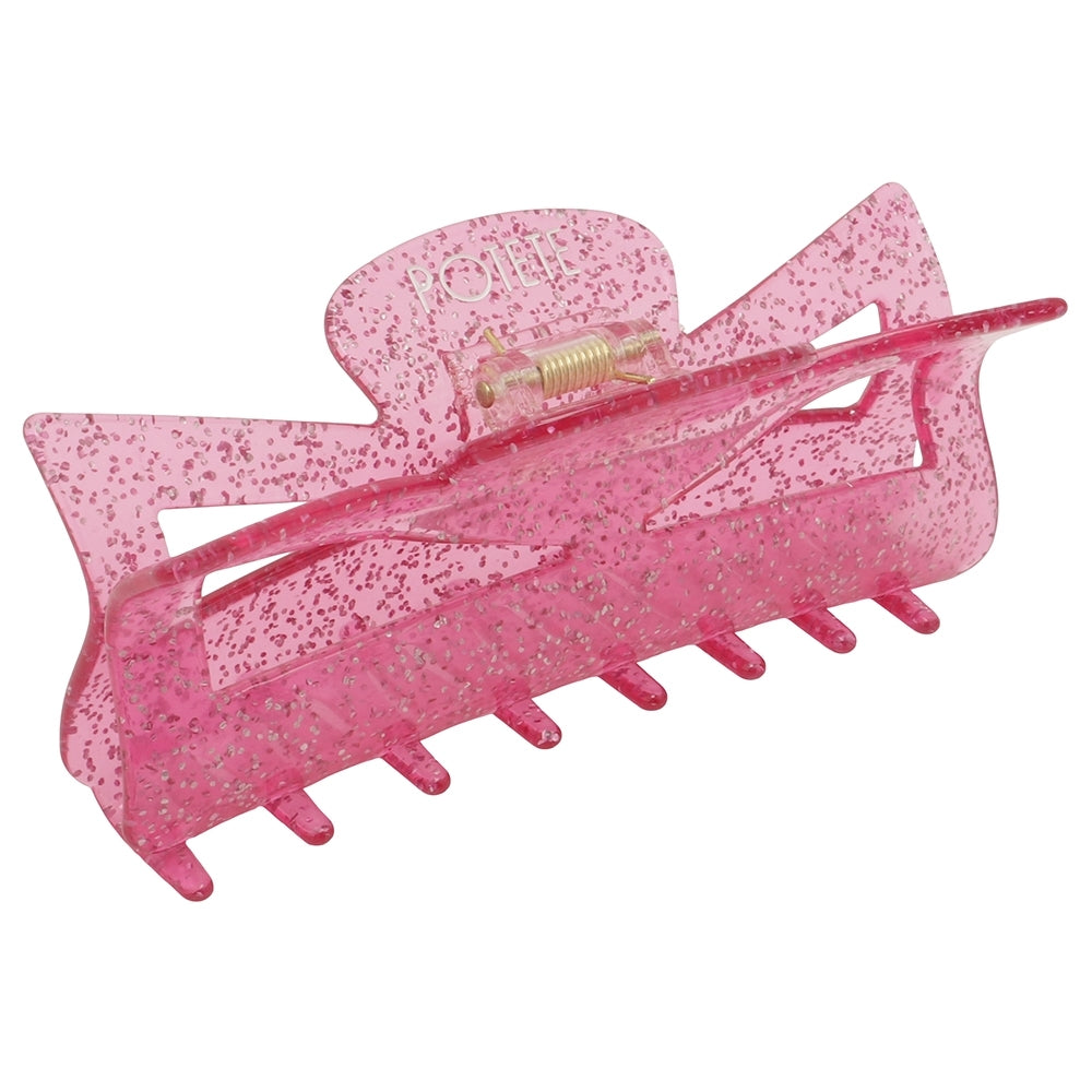 ribbon clip glitter pink
