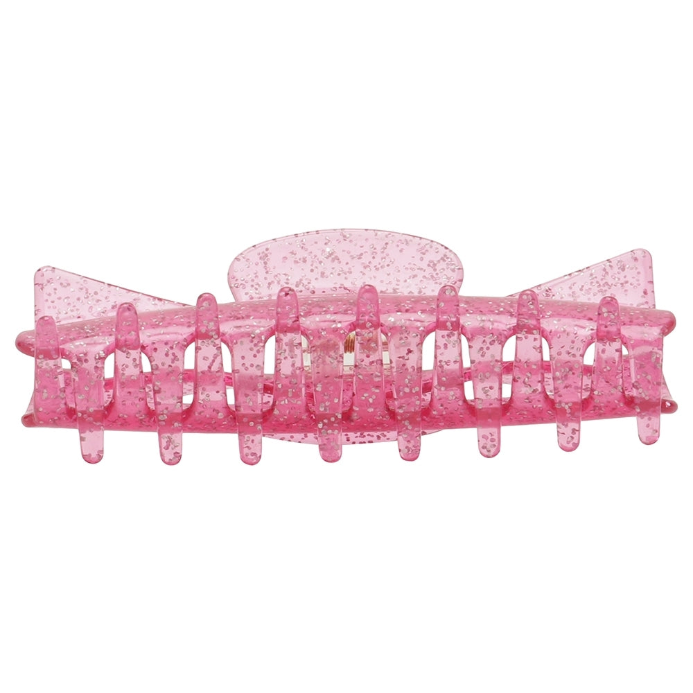 ribbon clip glitter pink