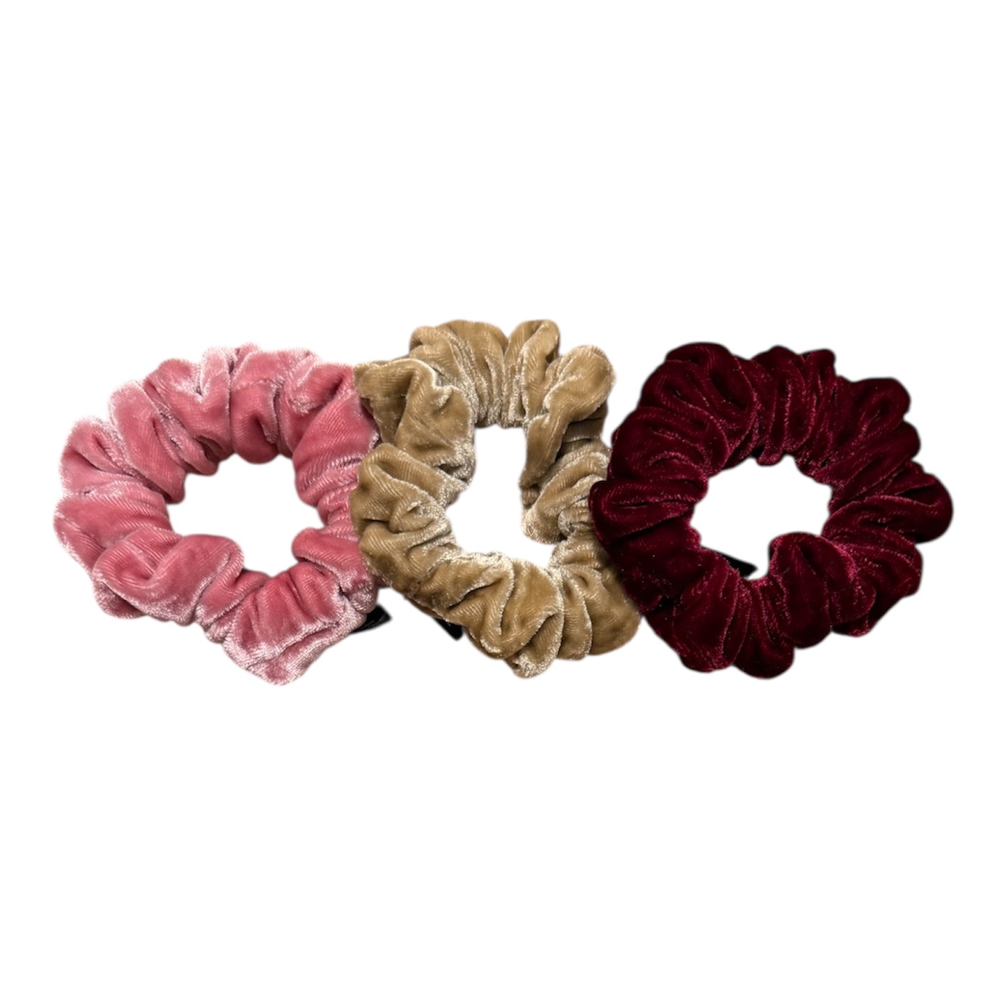 velour silk chouchou set warm