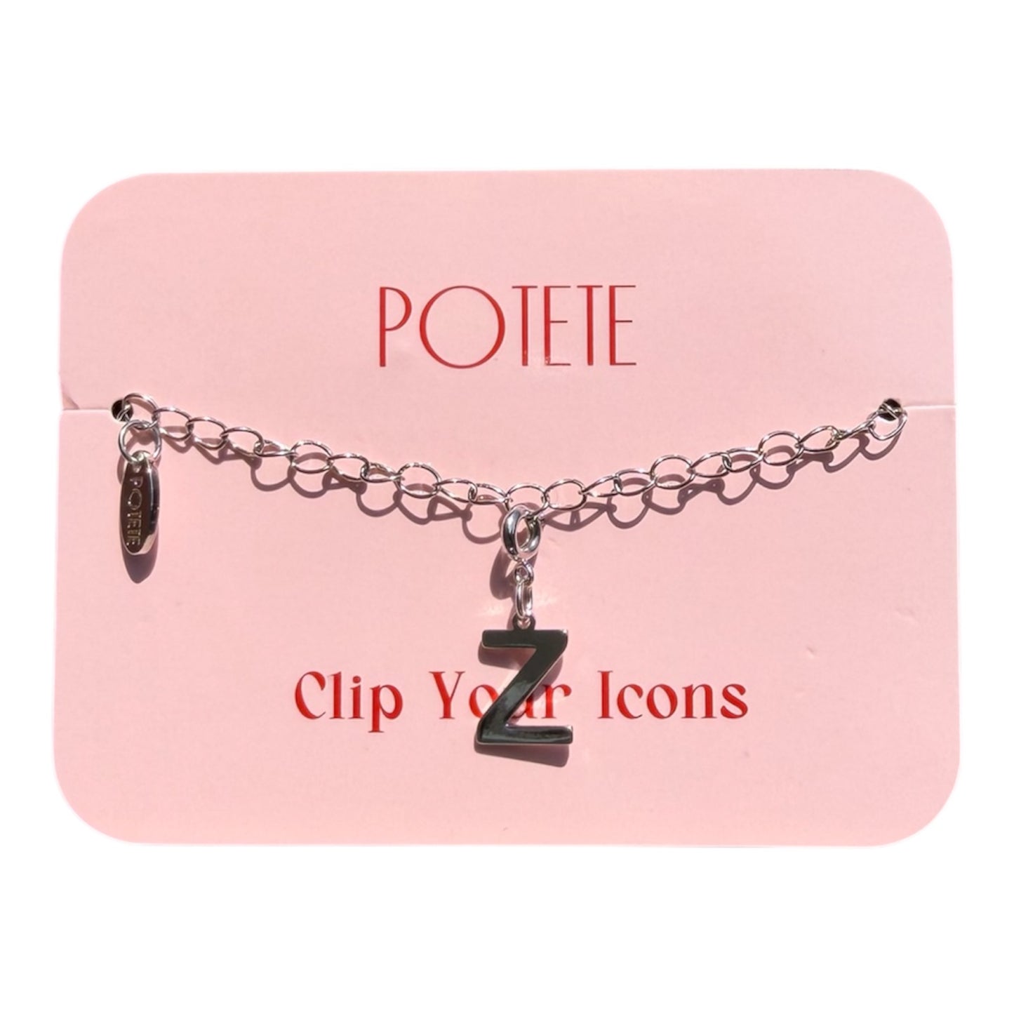 alphabet charm silver