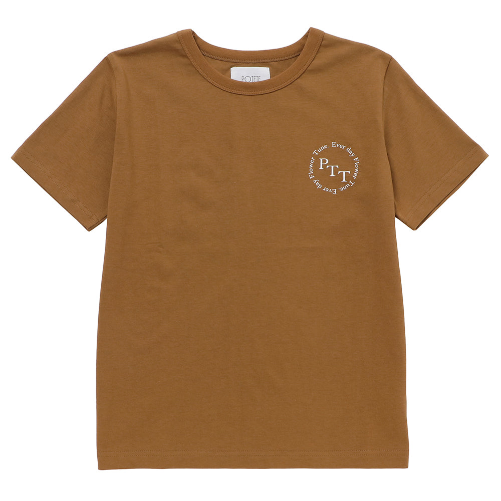 anniversary T-Shirt BROWN&WHITE