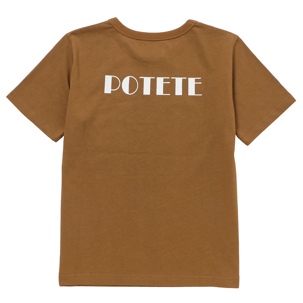 anniversary T-Shirt BROWN&WHITE