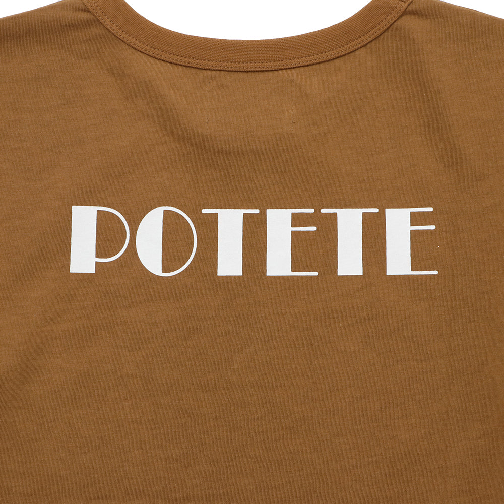 anniversary T-Shirt BROWN&WHITE