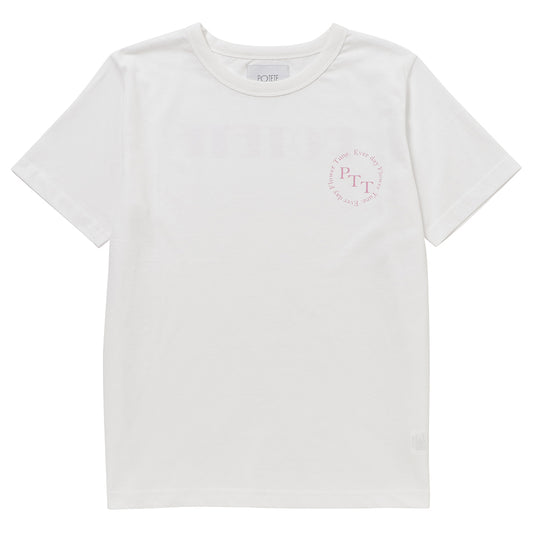 anniversary T-Shirt WHITE&pink purple