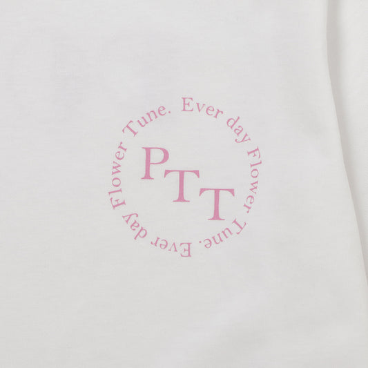 anniversary T-Shirt WHITE&pink purple