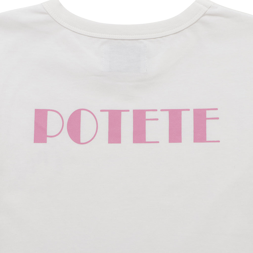 anniversary T-Shirt WHITE&pink purple