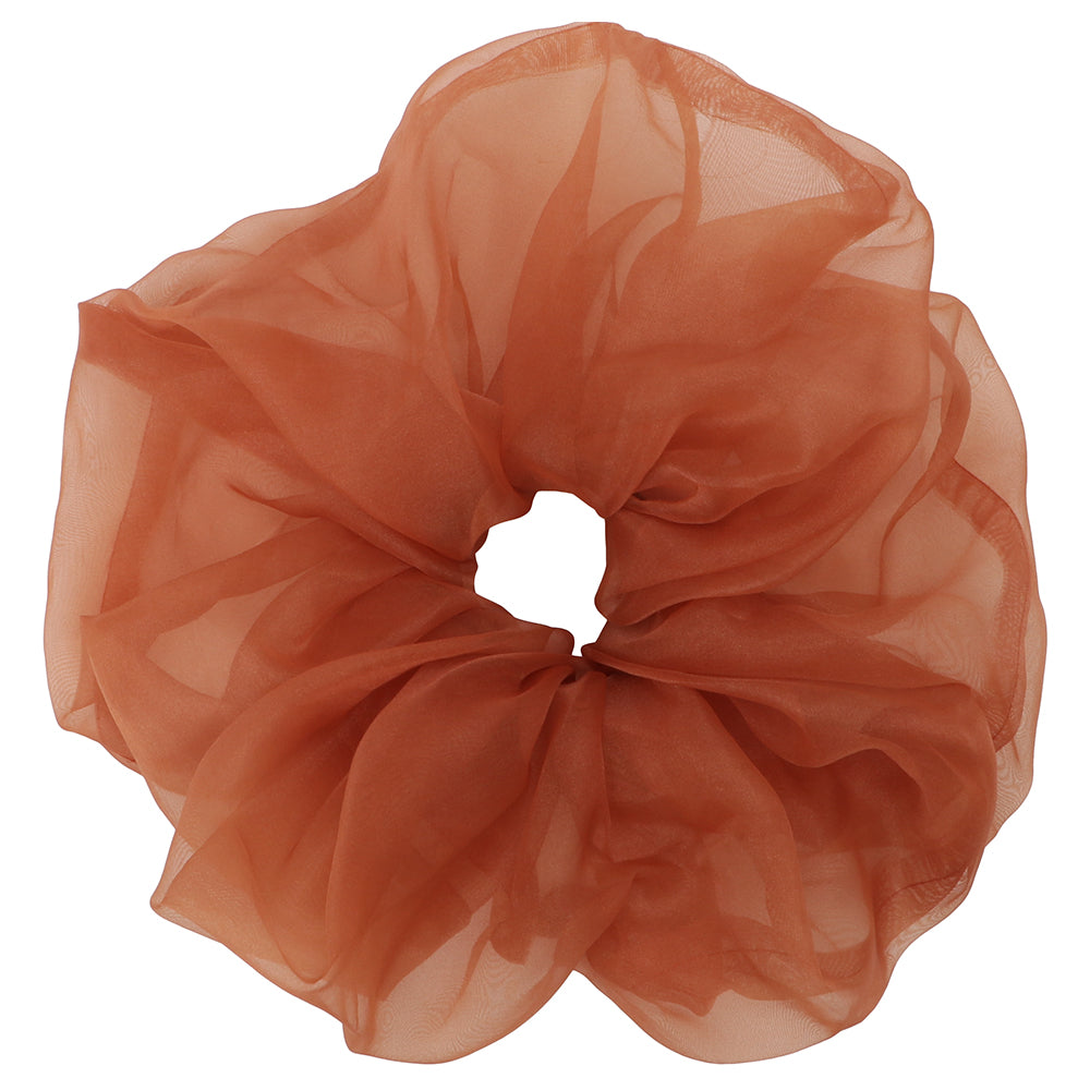 organdy big chouchou brown orange – POTETE