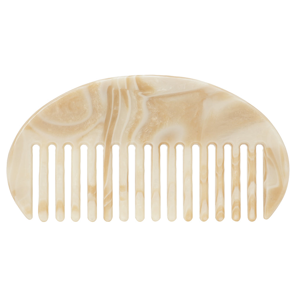 hair comb S stone beige