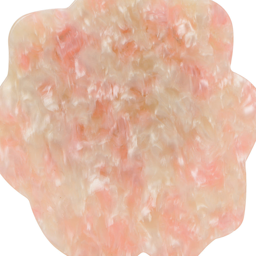 wave mirror pink