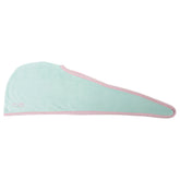 quick hairdry towel　mint×pink