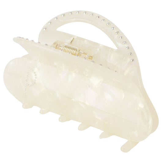 studs heart clip white
