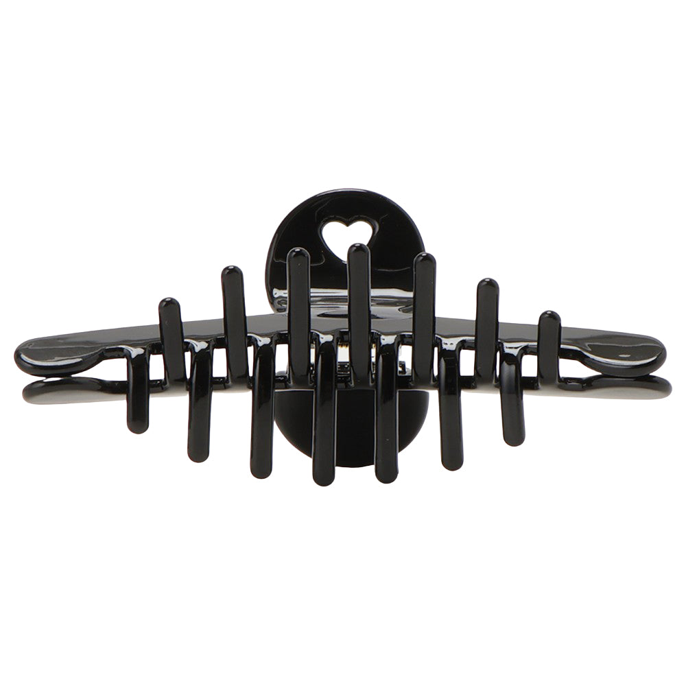 limited ♡big skinny hair clip　black