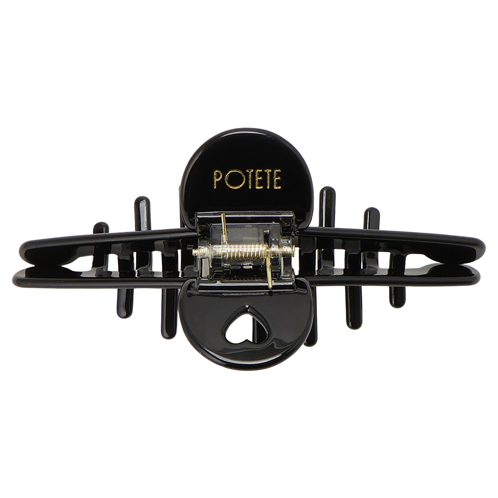 limited ♡big skinny hair clip　black