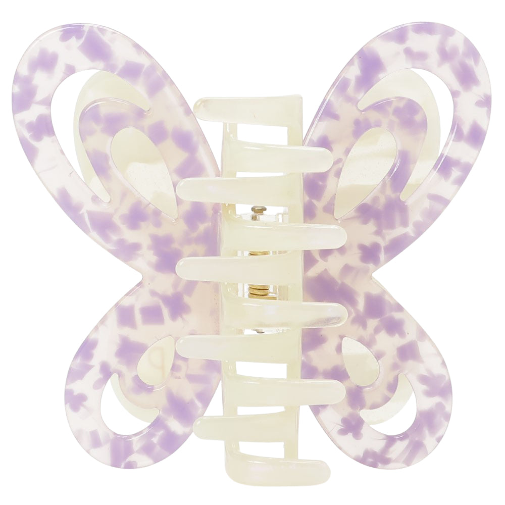 butterfly clip purple