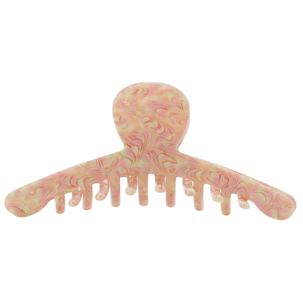 big skinny hair clip candy marble