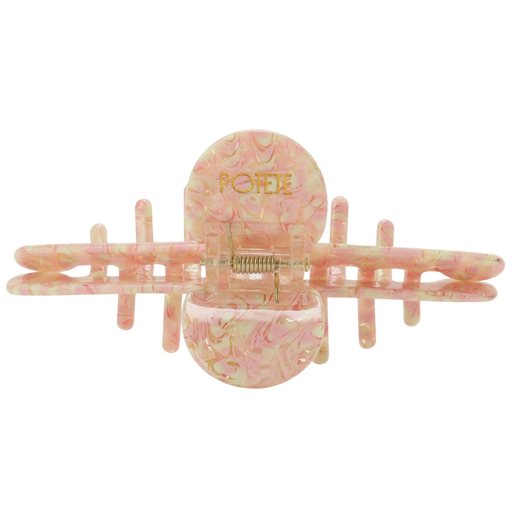 big skinny hair clip candy marble