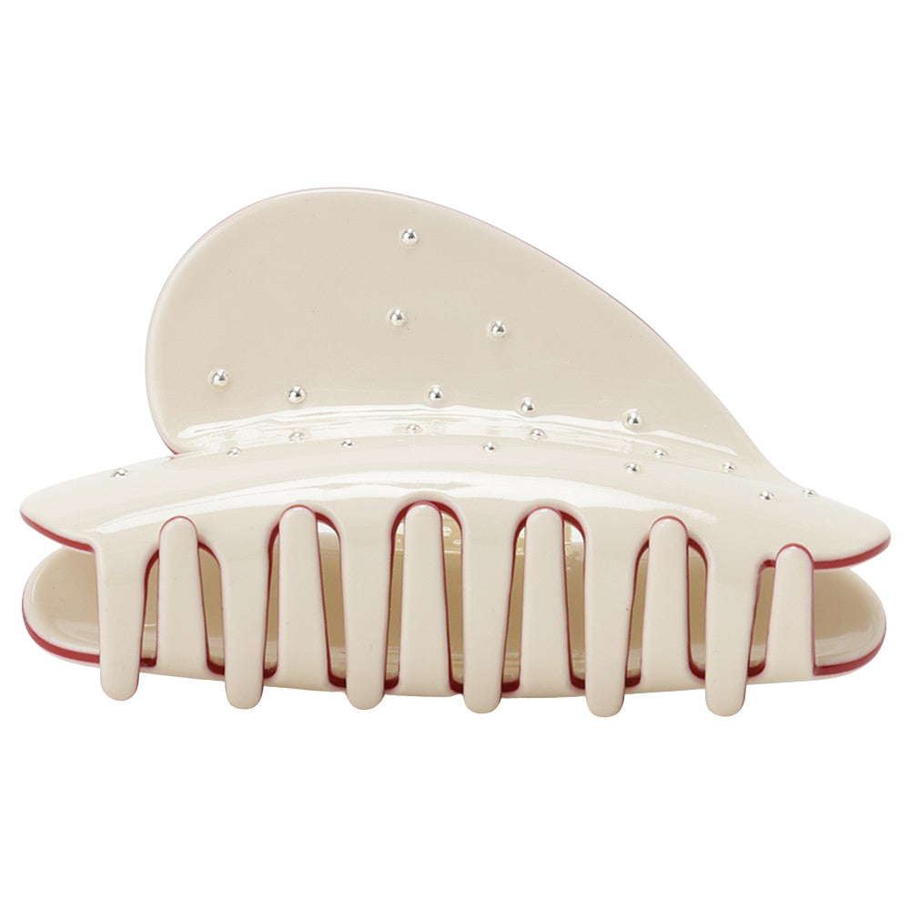 ribbon heart clip strawberry