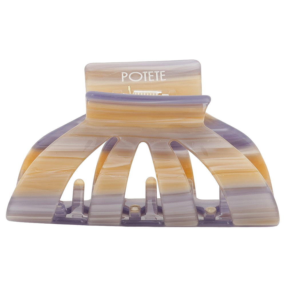 onion hair clip stone border