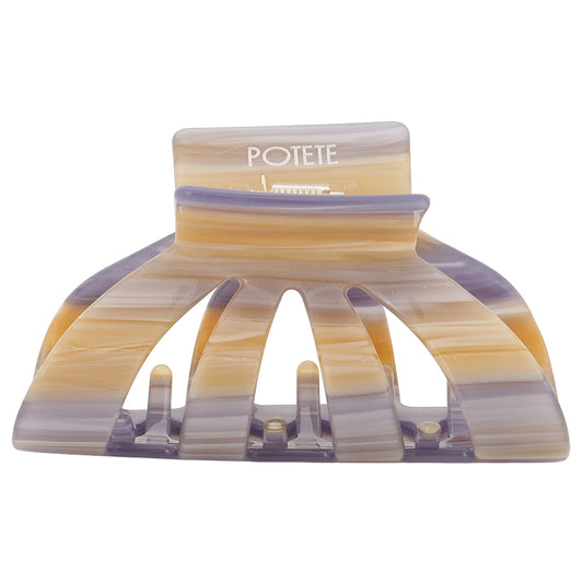 onion hair clip stone border