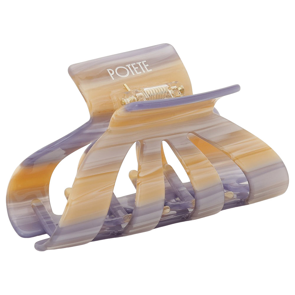 onion hair clip stone border