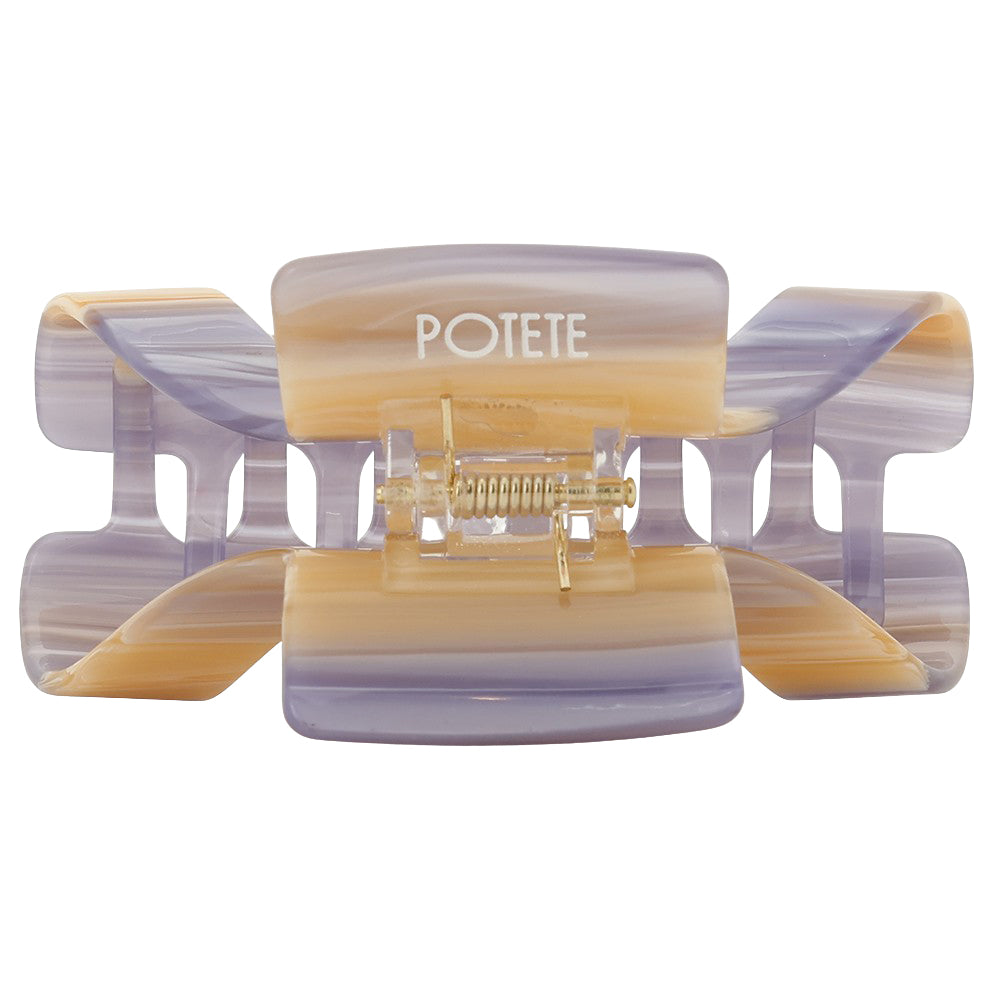 onion hair clip stone border