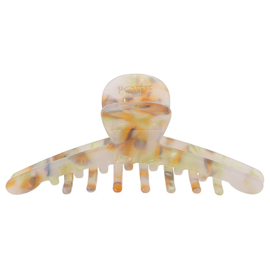 big skinny hair clip pansy mix