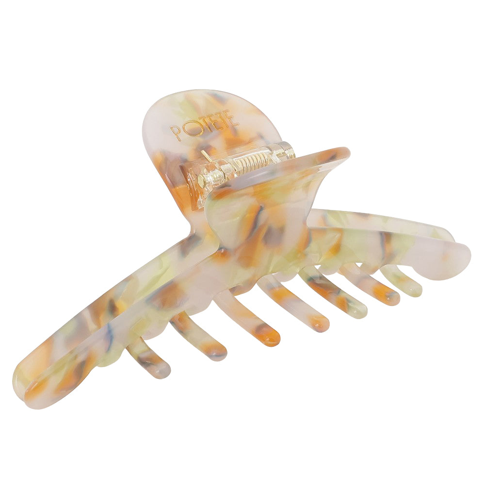 big skinny hair clip pansy mix