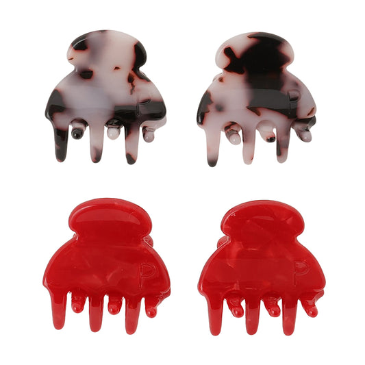 petit petit hair clip red×bekko