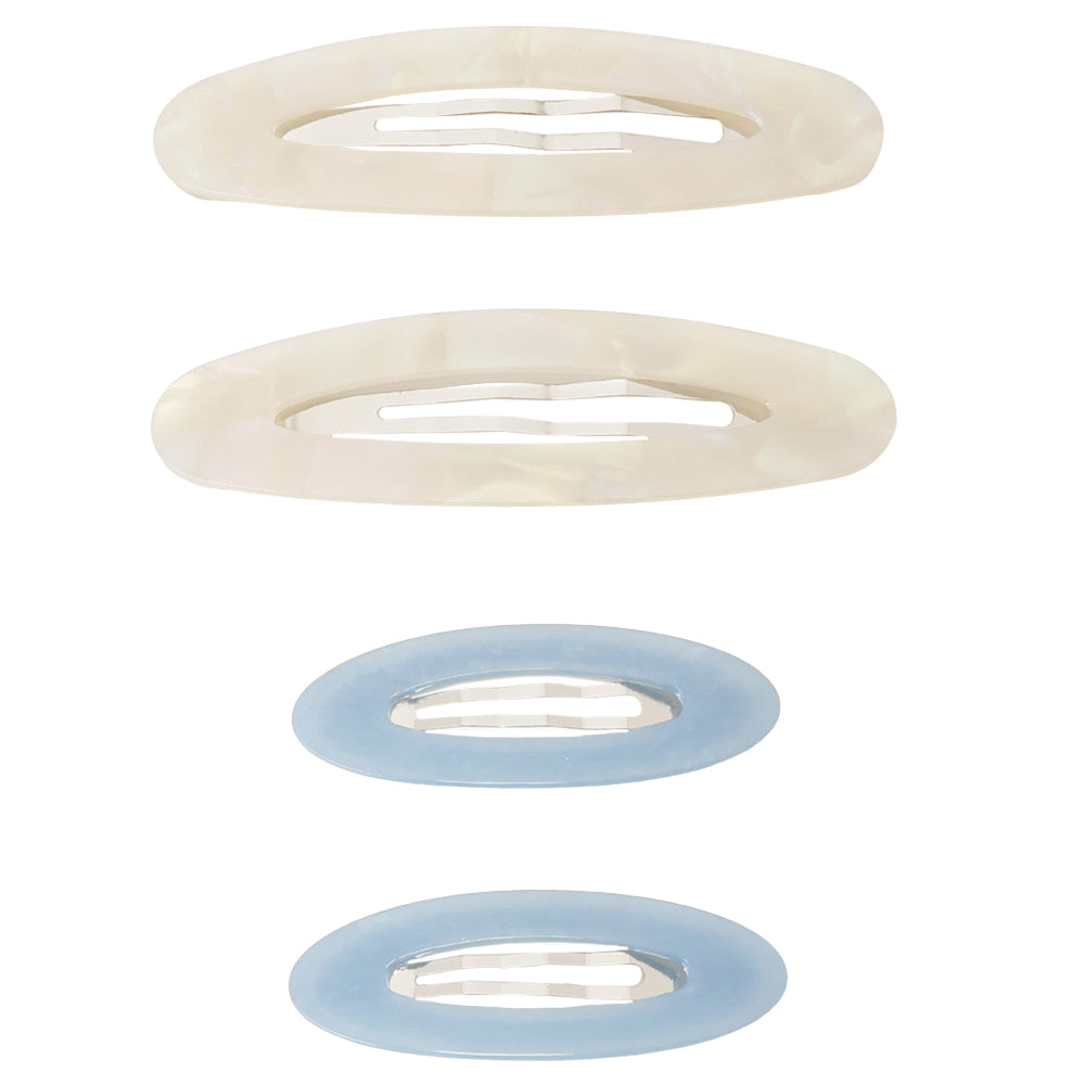 2size Patchinn pin aurora white×blue