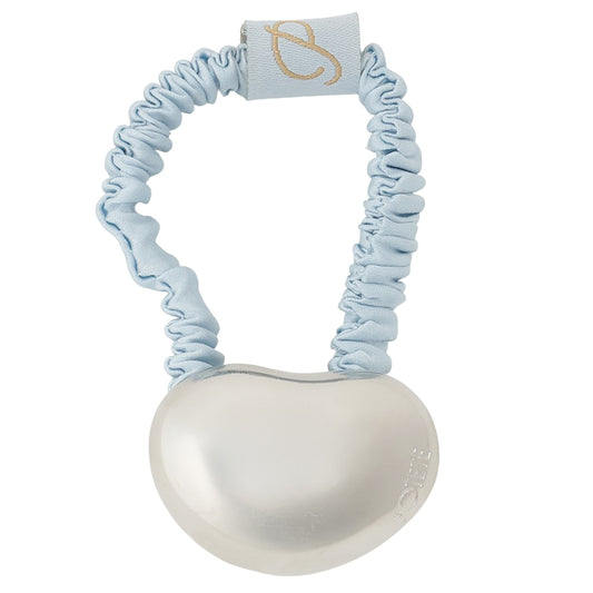 bean metal chouchou silver